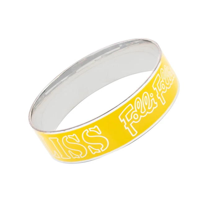 Γυναικείο Βραχιόλι Folli Follie 3B13F016Y (7cm) από Ατσάλι Yellow