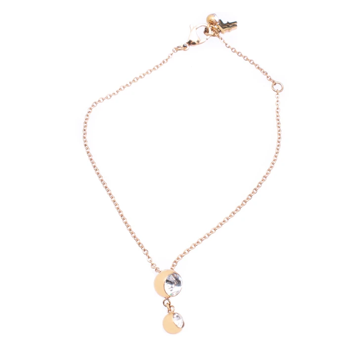 Γυναικείο Βραχιόλι Folli Follie 3B1T040Rc (22cm) από Ατσάλι Pink