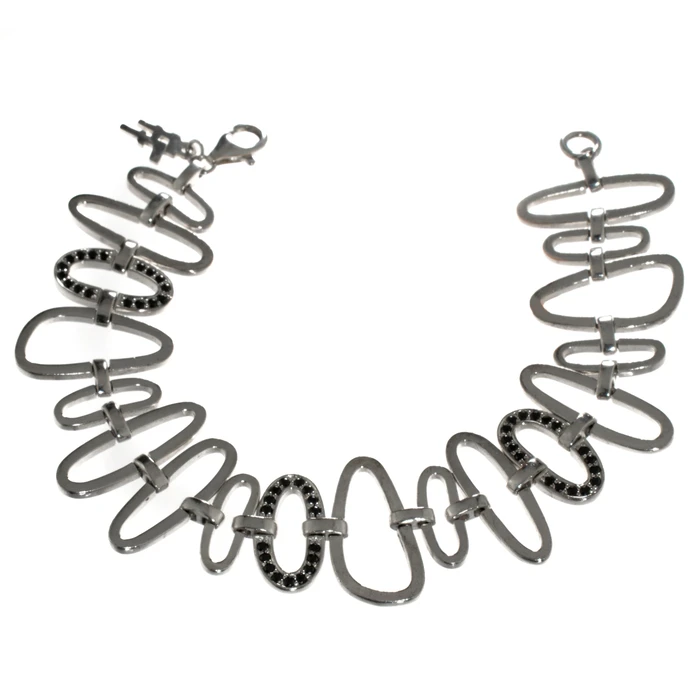 Γυναικείο Βραχιόλι Folli Follie 3B9S109C (19cm) από Ατσάλι Silver