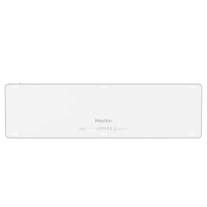 Σετ Πληκτρολόγιο & Ποντίκι Ασύρματο Meetion MT-C230MW Bluetooth Combo Λευκό US