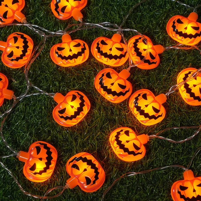 Modee LED Decorative Halloween Garland with Pumpkin Lanterns H001 (165 cm / Warm White)
