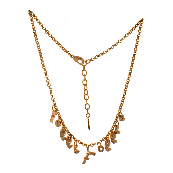 Γυναικείο Κολιέ Folli Follie 3N13T023Rc (25cm) από Ατσάλι Pink