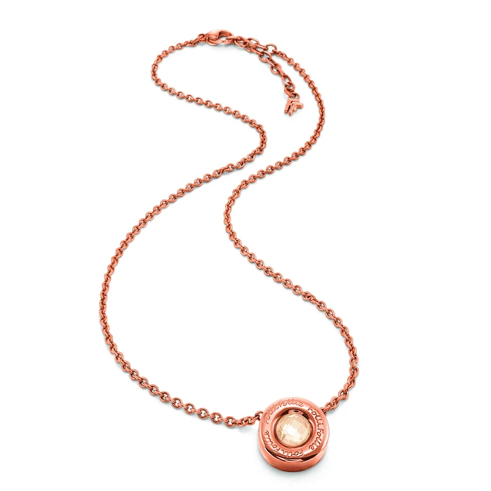 Γυναικείο Κολιέ Folli Follie 3N15T011Rs (45cm) από Ατσάλι Pink