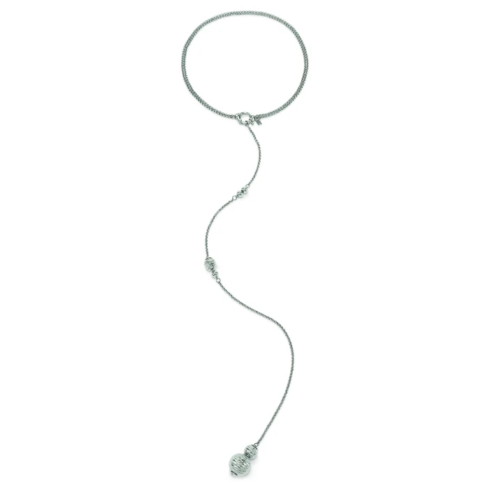 Γυναικείο Κολιέ Folli Follie 3N17F006C (45cm) από Ατσάλι Silver