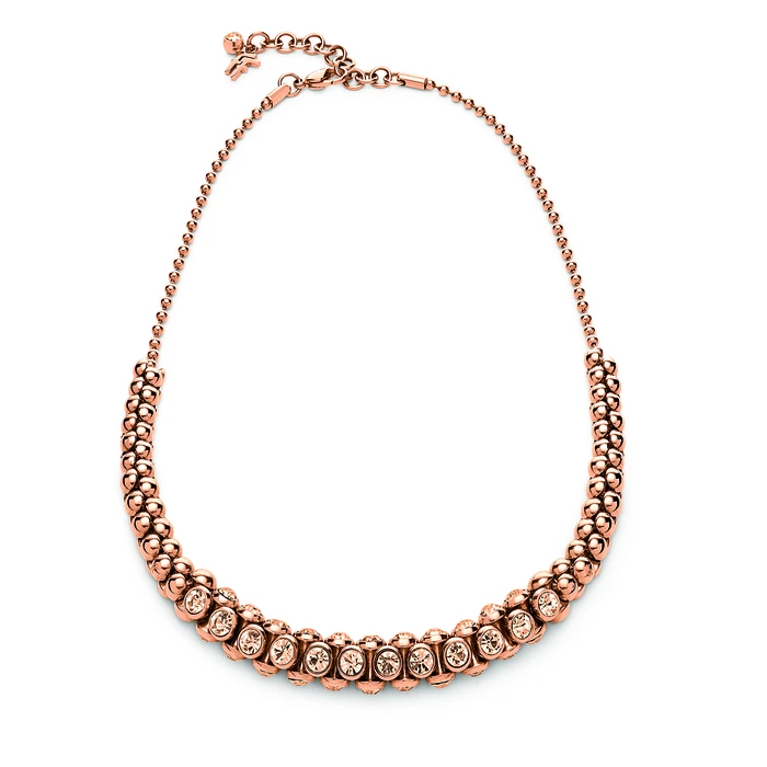 Γυναικείο Κολιέ Folli Follie 3N1T020Rs (30cm) από Ατσάλι Pink