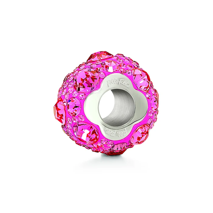 Γυναικείο Charm Folli Follie 3P13F019D (1cm) από Ασήμι Pink