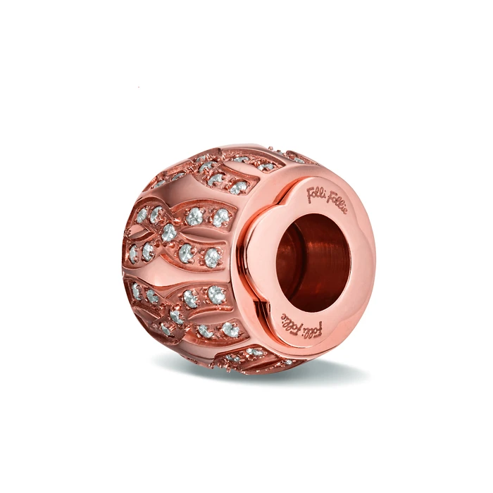 Γυναικείο Charm Folli Follie 3P16T006Rc (1cm) από Ασήμι Pink Gold
