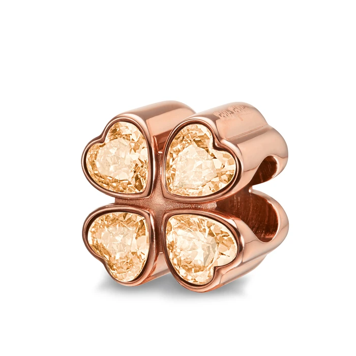 Γυναικείο Charm Folli Follie 3P16T009Rs (1cm) από Ασήμι Pink Gold