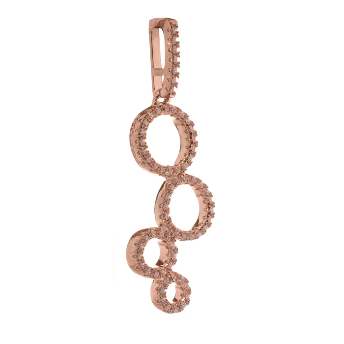 Γυναικείο Charm Folli Follie 3P17S001Rc (3cm) από Ασήμι Pink