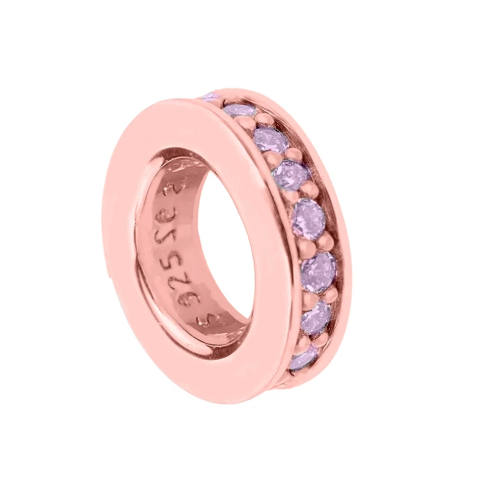 Γυναικείο Charm Folli Follie 3P9S132Rv (1cm) από Ασήμι Pink