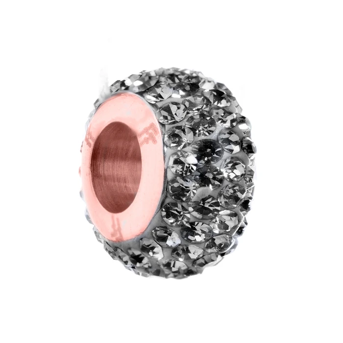 Γυναικείο Charm Folli Follie 3Poto23Rk (1,5cm) από Ασήμι Black