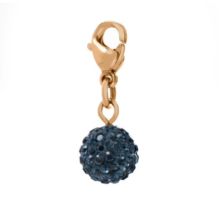 Γυναικείο Charm Folli Follie 3Poto26Ru (2cm) από Ασήμι Blue