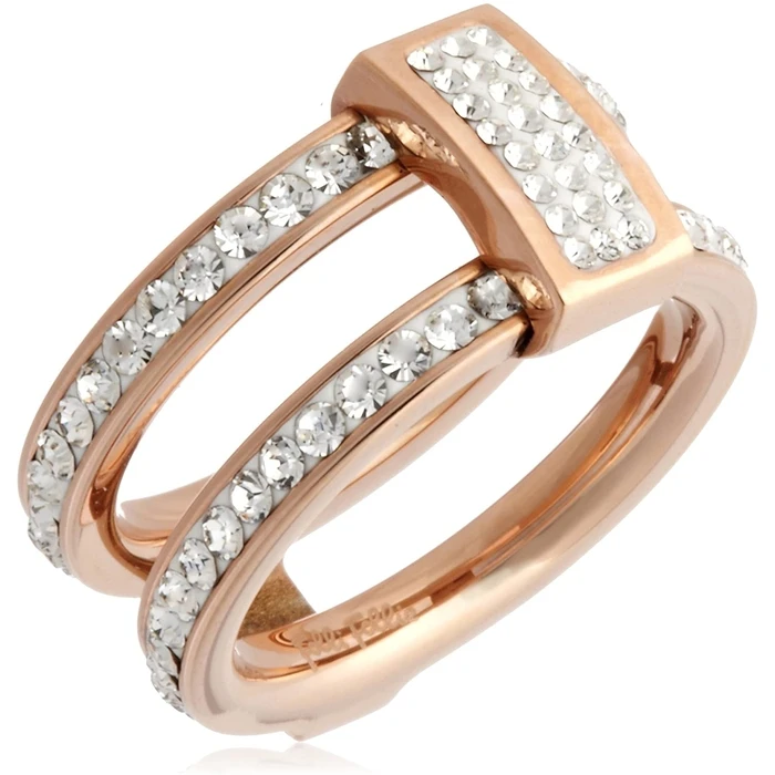 Γυναικείο Δαχτυλίδι Folli Follie 3R13T011Rc-52 (52) από Ατσάλι Pink