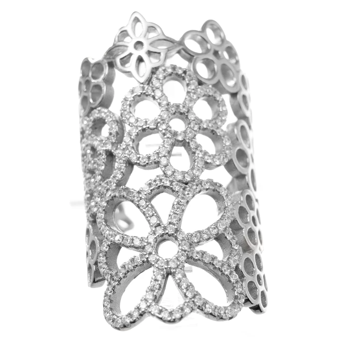 Γυναικείο Δαχτυλίδι Folli Follie 3R15S135C-52 (52) από Ασήμι Silver