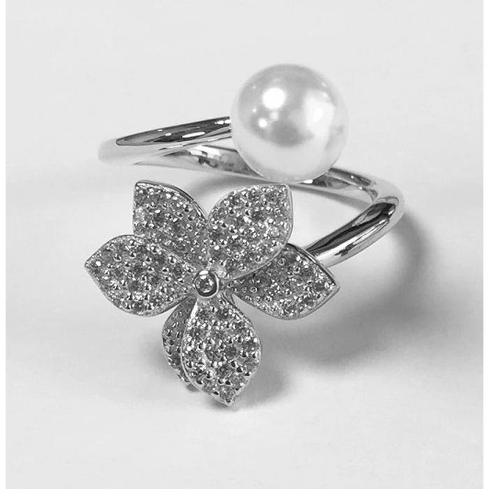 Γυναικείο Δαχτυλίδι Folli Follie 3R19S150Cw-52 (52) από Ασήμι Silver