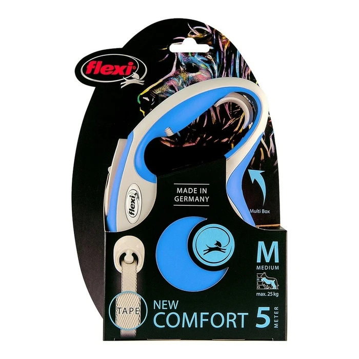 Λουρί Σκύλου Flexi New Comfort Μπλε Μέγεθος M