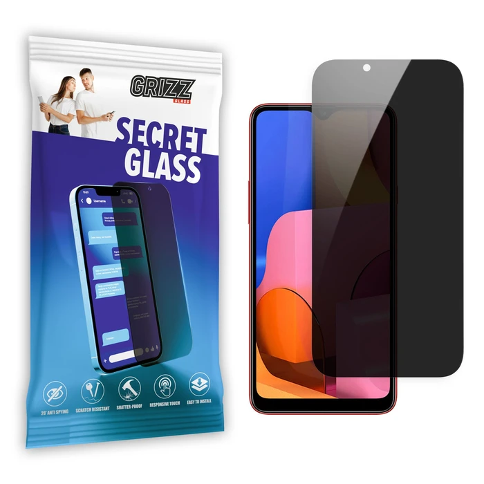 GrizzGlass Matte SecretGlass Samsung Galaxy A20s
