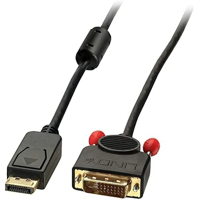 Καλώδιο DisplayPort σε DVI Lindy 41489 Μαύρο
