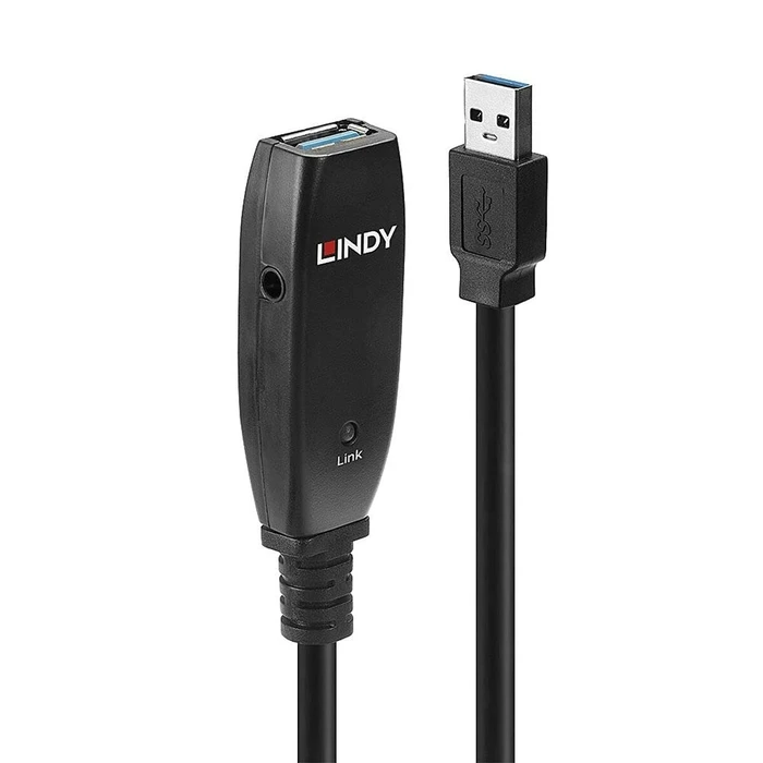Καλώδιο USB Lindy 43322 Μαύρο 15 m