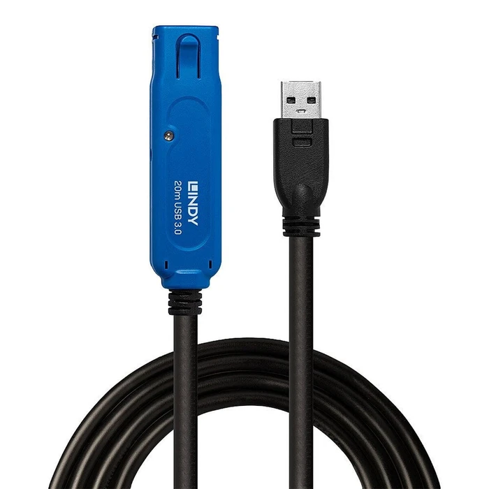 Καλώδιο USB 3.0 Lindy Μαύρο 20 m