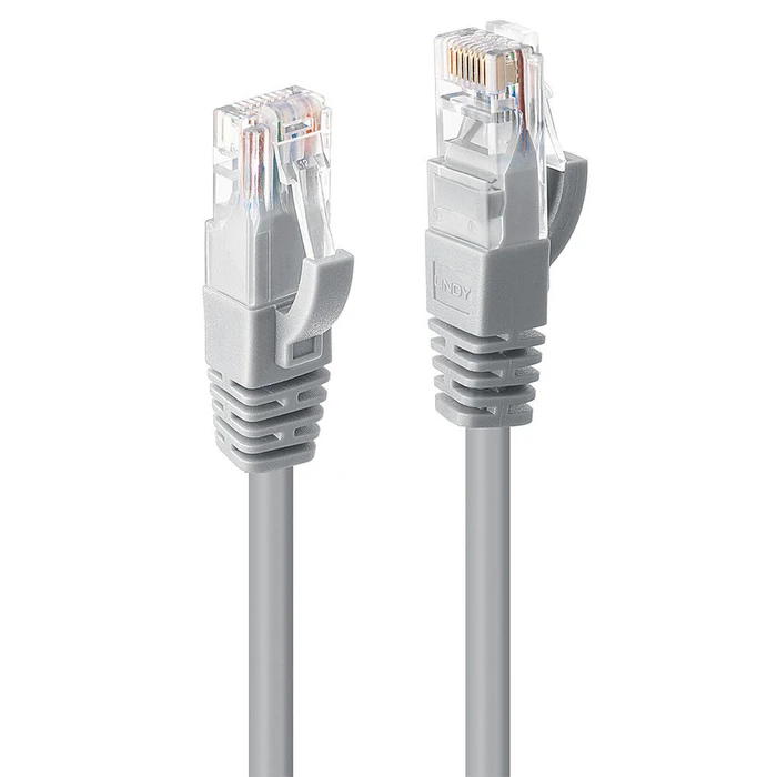 Καλώδιο Δικτύου UTP Κατηγορίας 6 LINDY 48008 Γκρι 15 m x1