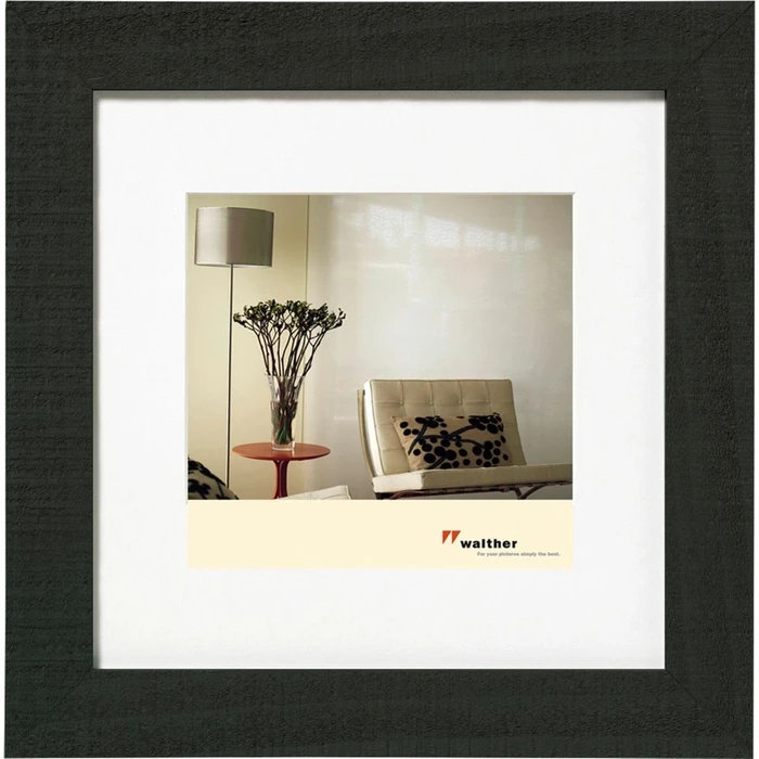 Κορνίζα τοίχου Walther Design Home 40x40 Wood black HO440B