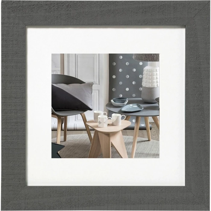 Κορνίζα Τοίχου Walther Home 40x40 Wood Grey HO440D