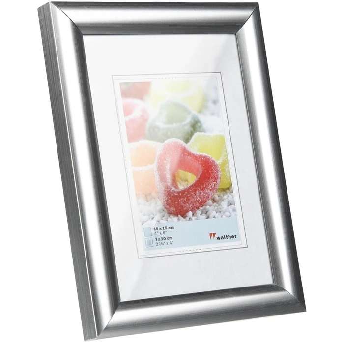 Κορνίζες τοίχου Walther Trendstyle silver 10x15 Resin KP015S