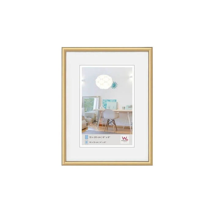 Κορνίζα τοίχου Walther Design New Lifestyle 15x20 Resin Gold KV520G