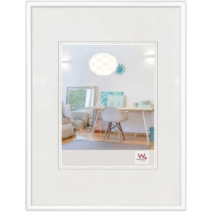 Walther New Lifestyle Κορνίζα τοίχου 18x24 Resin Λευκή KV824W