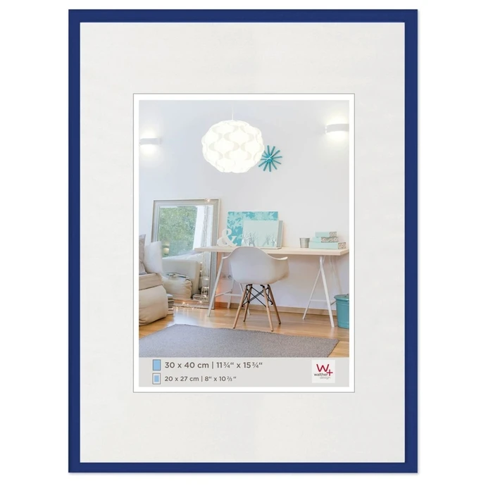 Κορνίζα Τοίχου Walther New Lifestyle 30x40 Resin Blue KV040L