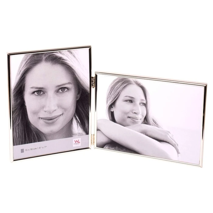 Κορνίζες πορτρέτου & μίνι Walther Chloe silver 2x13x18 1x vertical 1x horizontal WD118S