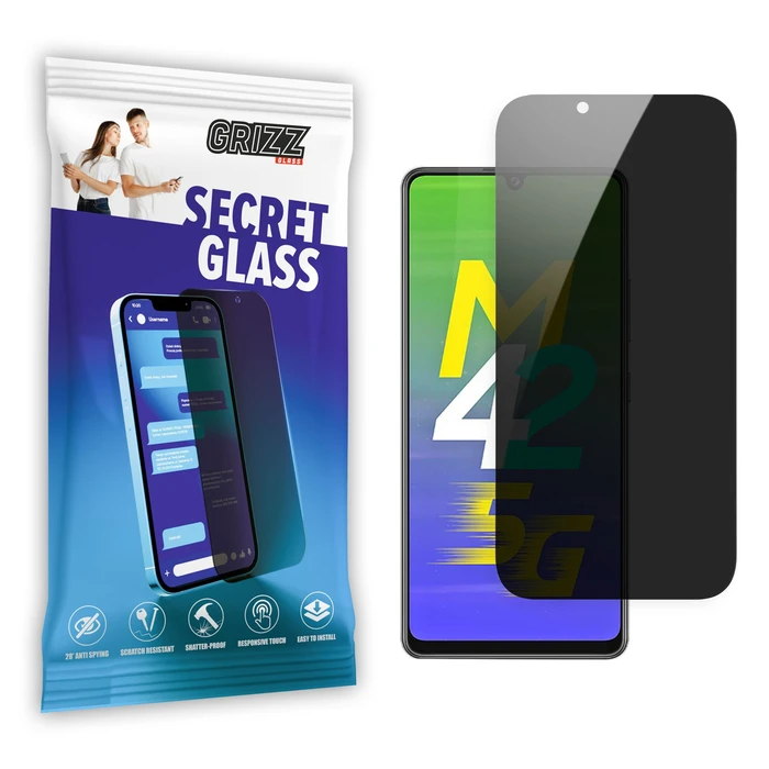 GrizzGlass Matte SecretGlass Samsung Galaxy M42 5G