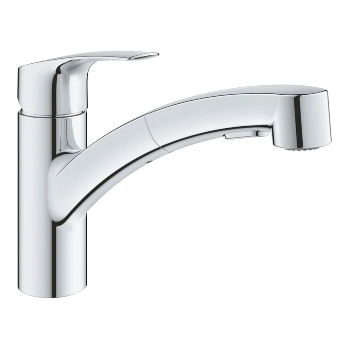 Μπαταρία νεροχύτη GROHE Eurosmart pull-out Single-Handle Kitchen Faucet 1/2