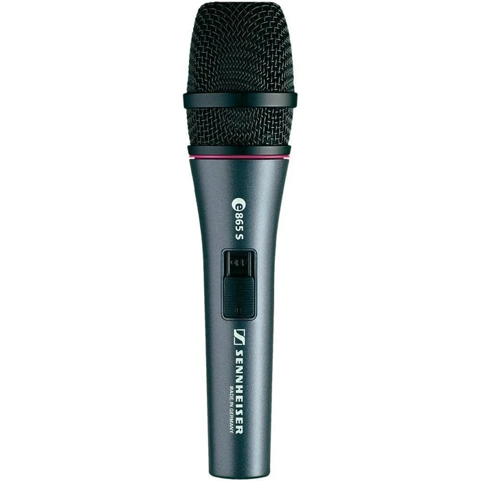 Sennheiser E 865 S Condenser Handheld XLR Microphone for Vocals