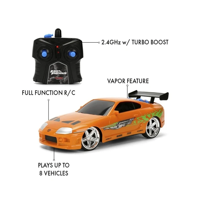 Jada Fast & Furious Toyota Supra (1995) Μινιατούρα 1:24 Συλλεκτική Αναπαραγωγή