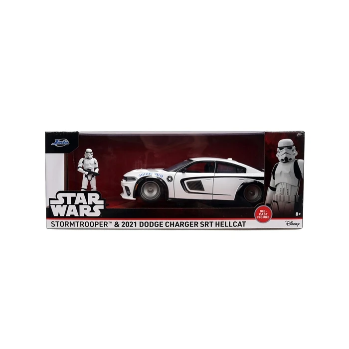 Jada Star Wars Storm Trooper Dodge 1:24 - Μινιατούρα/Φιγούρα αυτοκινήτου