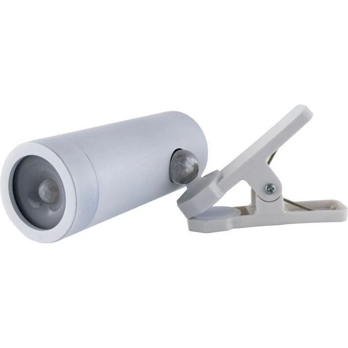 REV Φωτιστικά δαπέδου & επιτραπέζια LED Battery Clip Lamp with Switch, λευκό 2014100300