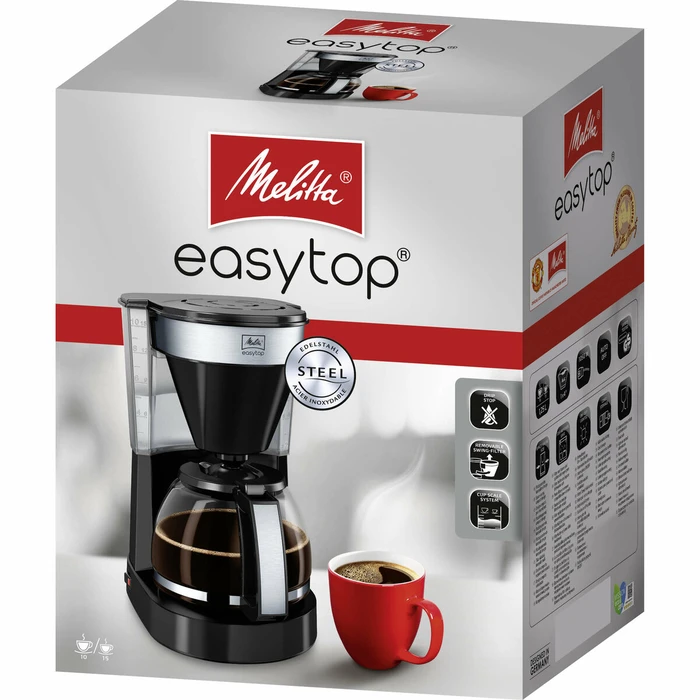 Καφετιέρα Φίλτρου Melitta Easy Top II 1023-04 1050 W Μαύρο