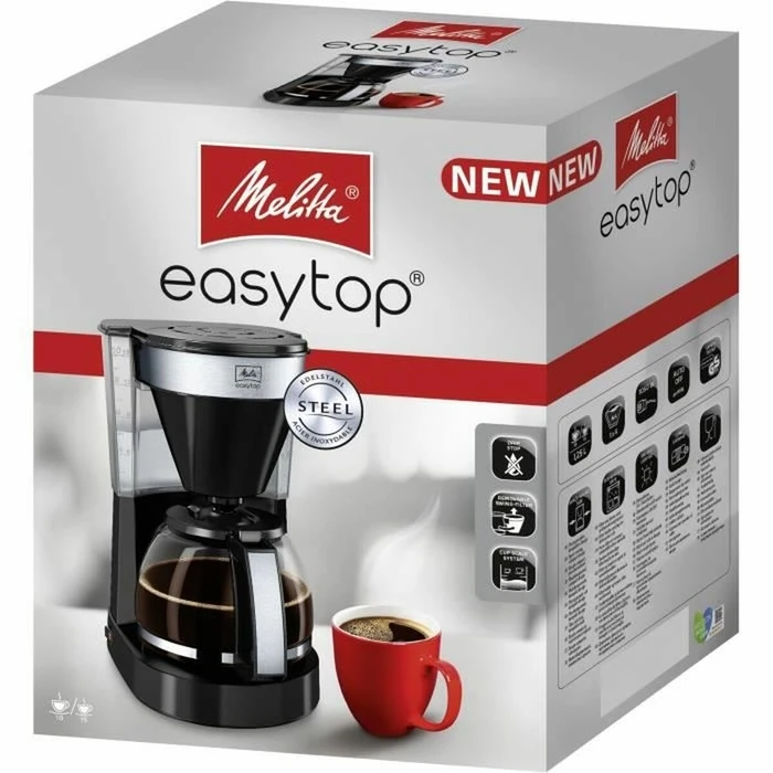 Καφετιέρα Φίλτρου Melitta Easy Top II 1023-04 1050 W Μαύρο