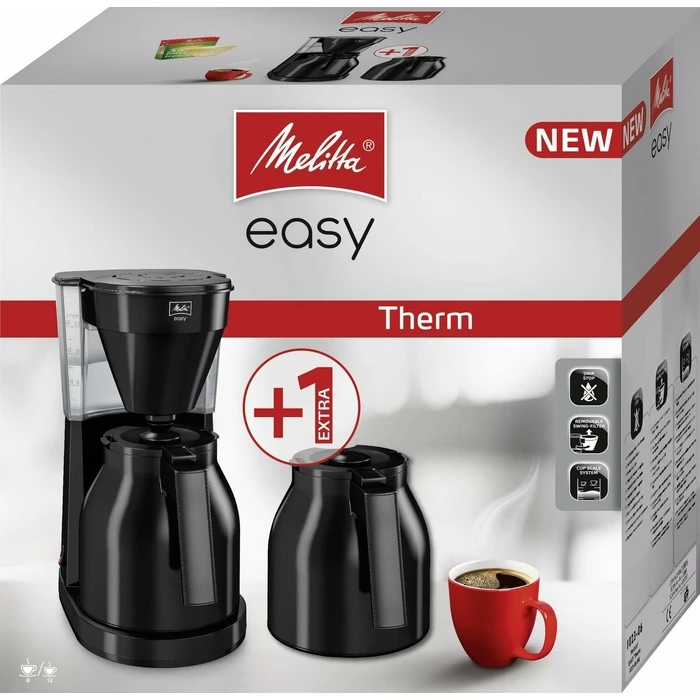 Καφετιέρα Φίλτρου Melitta Easy Therm II Μαύρο 1050 W 1 L