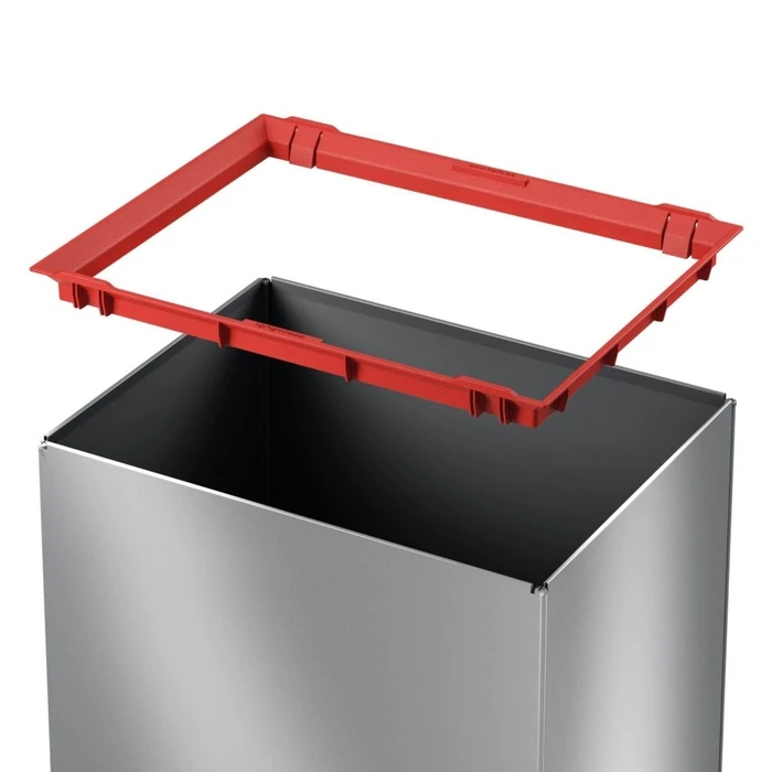 Hailo Big-Box Swing XL ασημί - Κάδος απορριμμάτων 52 L