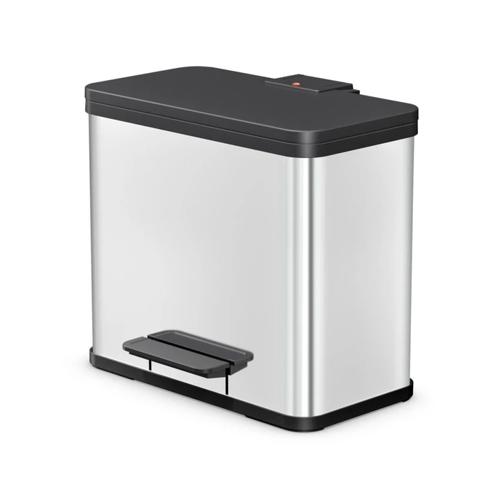 Hailo Öko trio Plus L ανοξείδωτος κάδος απορριμμάτων 27L (3x9L) με πεντάλ