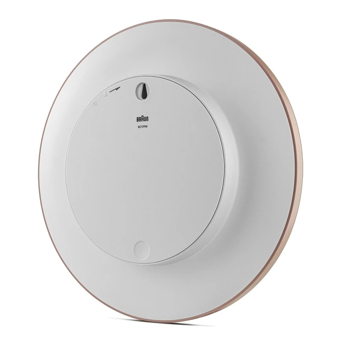 Braun BC 17 PW ροζ/λευκό Αναλογικό Επιτοίχιο Ρολόι Quartz