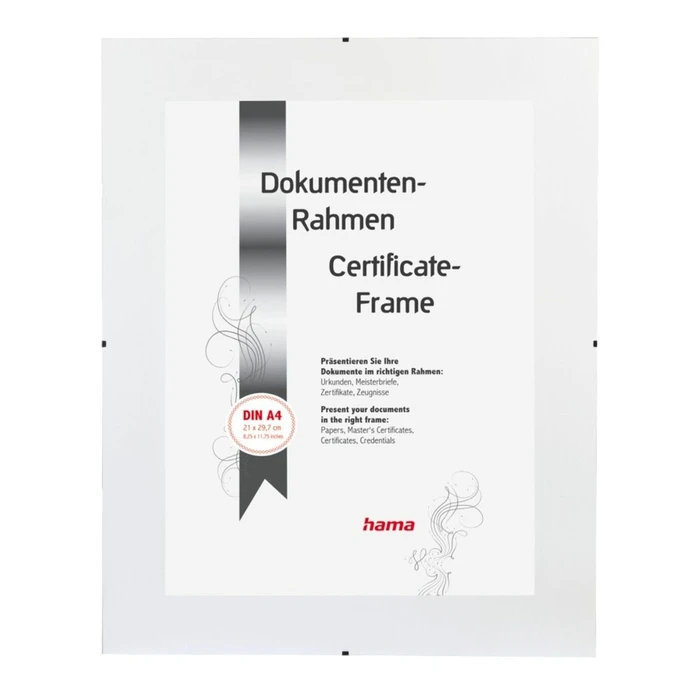 Hama Clip-Fix ARG 21x29,7 Πλαίσιο Φωτογραφίας Χωρίς Κορνίζα 63120