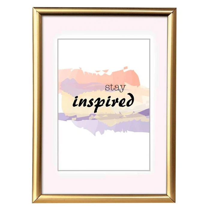 Κορνίζα τοίχου Hama Madrid Gold 15x20 Plastic Frame