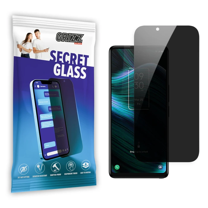 GrizzGlass Matte SecretGlass TCL Stylus