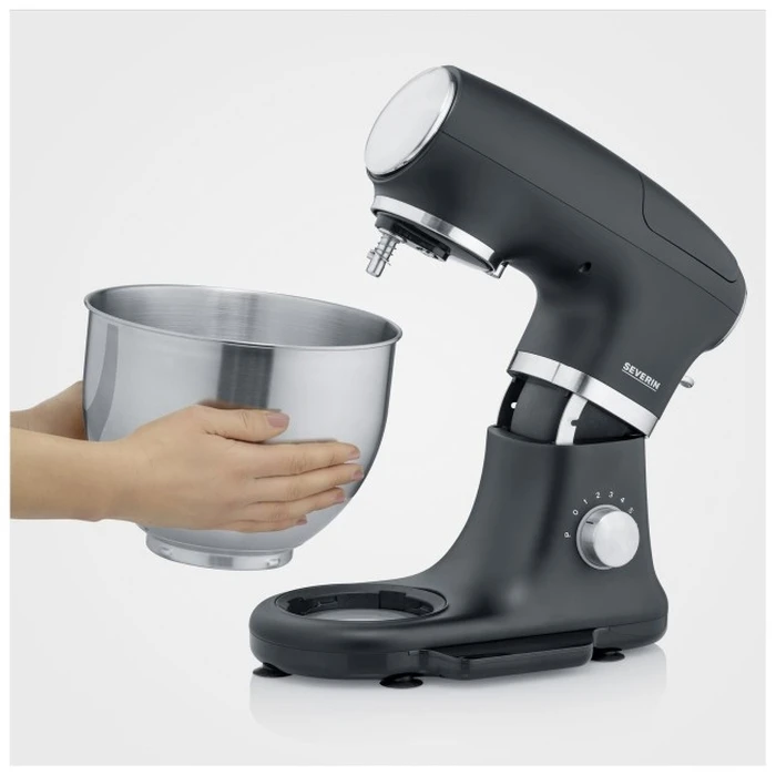 Severin KM 3898 Kitchen Machine / Stand Mixer 1000 W, 5.5 L, Black