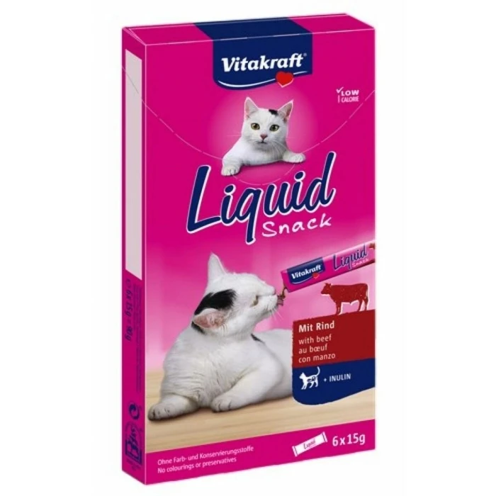 Snack for Cats Vitakraft Liquid-Snack Βόειο κρέας