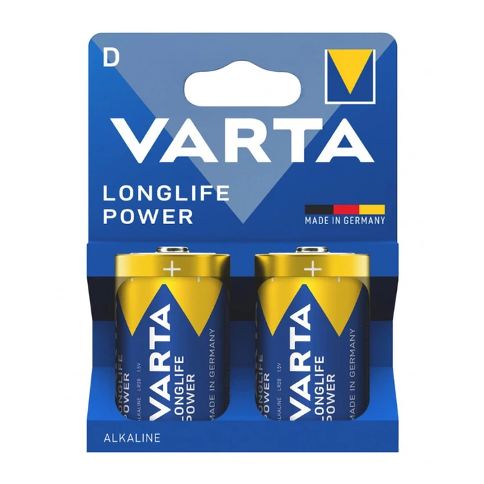 Varta Longlife Power Αλκαλικές Μπαταρίες D 1.5V 2τμχ 04920121422